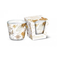 Свеча ароматизированная, 115 гр, в стакане, Bartek, Гламурное Рождество