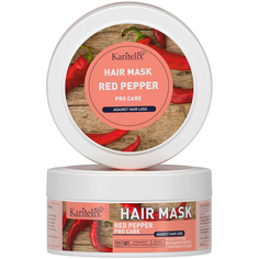 RED PEPPER Маска против выпадения волос с красным перцем для всех типов волос 300 МЛ Karitelix
