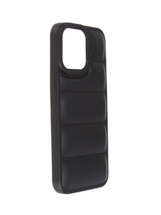 Чехол DF для APPLE iPhone 14 Pro Max Silicone дутый Black iJacket-04