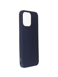 Чехол DF для APPLE iPhone 14 Pro Max Silicone Blue iCase-33