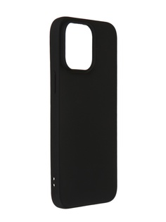 Чехол DF для APPLE iPhone 14 Pro Max Silicone Black iCase-33