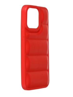 Чехол DF для APPLE iPhone 14 Pro Max Silicone дутый Red iJacket-04