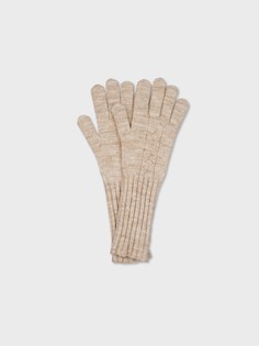Перчатки из шерсти бежевого оттенка (16 (8)) Elis