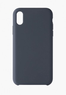 Чехол для iPhone uBear XR, силикон soft touch, синий