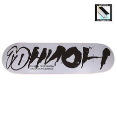 Дека для скейтборда Для Скейтборда Юнион Team1, Цвет White-Black, Размер 8.5X32.5, Конкейв High