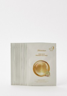 Маски для лица 10 шт. JMsolution с золотом и пептидами, омолаживающие, антивозрастные, увлажняющие, 10 шт. х 30 мл