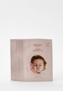Маски для лица 10 шт. JMsolution с 9 видами гиалуроновых кислот, гипоаллергенные, увлажняющие, 10 шт. х 30 мл