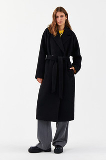 пальто женское Пальто шерстяное длинное с поясом Befree