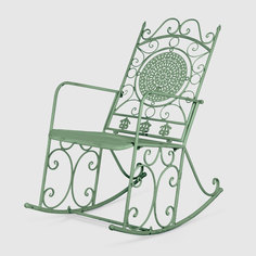 Кресло-качалка ANXI JIACHENG оливковое 56х97х107 см