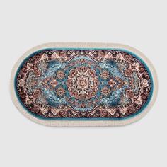 Ковер Sofia Rugs Abrishim Prestig 4001А синий/кремовый/голубой 80x150 см