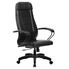 Кресла офисные кресло офисное МЕТТА-30 MPES черный экокожа/хром