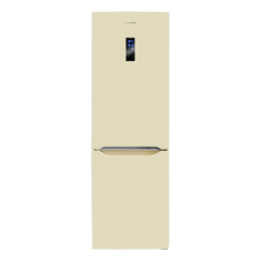 Холодильники двухкамерные холодильник двухкамерный MAUNFELD MFF187NFBG10 187x59,5x66см бежевый