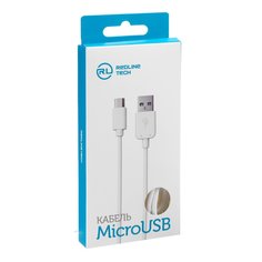 Кабель USB, Red Line, micro USB, белый, УТ000008647