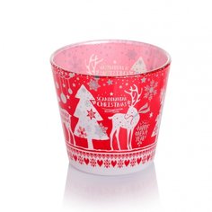 Свеча ароматизированная, в стакане, Bartek Candles, Скандинавское Рождество