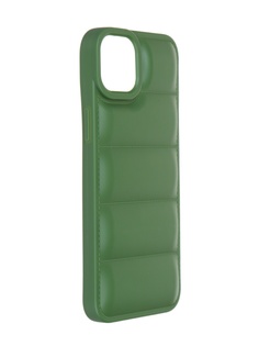 Чехол DF для APPLE iPhone 14 Plus Silicone дутый Green iJacket-02