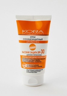 Крем солнцезащитный Kora КОРА для лица и тела, SPF 30, 150 мл