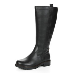 Сапоги Черные сапоги из натуральной кожи на утолщенной подошве Rieker