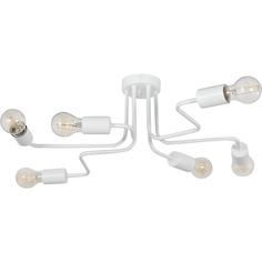 Люстра потолочная Vitaluce Лабиринт вайт V4196-0/6PL, 6 ламп, 18 м², цвет белый