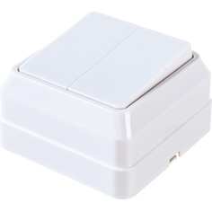 Двухклавишный выключатель IEK