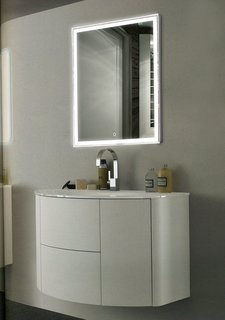 Зеркало Тритон Strong 600х800, Led подсветка, сенсорный выключатель, алюминиевый профиль Континент