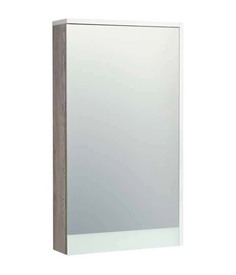 Зеркало- шкаф Акватон Эмма 1A221802EAD80 46 см, белый/дуб навара