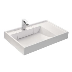 Раковина Акватон Рейн 1A72113KRW010 80 см, для стиральной машины, белая