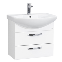 Тумба-умывальник Акватон 1.A140.0.K0A.A01.0 Ария 50 М, белый глянец