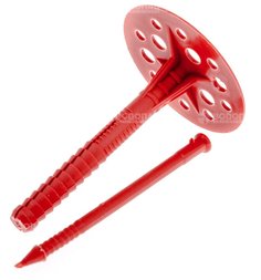 Дюбель 10х200 для теплоизоляции с пласт. гвоздем (25 шт) пак. Tech Krep