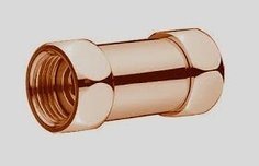 Соединитель прямой 1&quot;ВРх1&quot;ВР для полотенцесушителя (цвет-состаренная бронза) Terma