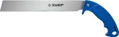 Ножовка универсальная Зубр Молния 15 ЭКСПЕРТ 15154-250 250 мм, 15 TPI, 3D зуб, пиление &quot;на себя&quot; для точных работ по фанере, пластику, ламинату