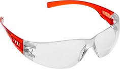 Облегчённые прозрачные защитные очки Зубр Мастер 110325_z01 широкая монолинза, открытого типа