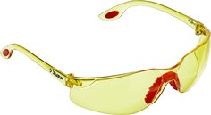 Защитные жёлтые очки Зубр Спектр 3 110316 широкая монолинза, открытого типа