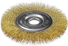 Щетка дисковая для УШМ Зубр Профессионал 35187-150_z01 ? 150 мм, проволока 0.3 мм