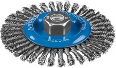 Щетка дисковая для УШМ Зубр Профессионал 35192-125_z02 ? 125 мм, проволока 0.5 мм