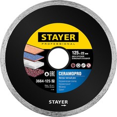 Диск алмазный отрезной сплошной STAYER