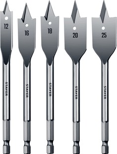 Набор сверл перовых по дереву STAYER