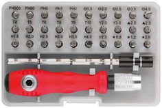 Отвертка Курс с битами для точных работ 56174, 30 бит