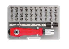 Отвертка Курс с битами для точных работ 56175, 30 CrV бит