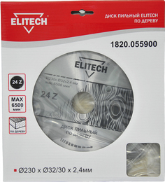 Диск пильный ELITECH