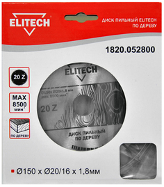 Диск пильный ELITECH