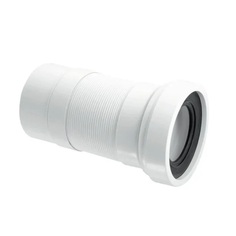Гофрированная раздвижная фановая труба D110 L230-440мм WC-F23P Mc Alpine