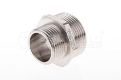 Ниппель никель 1.1/4&quot;х1&quot; НР 20бар, t-200*С Gibax