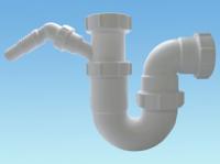 Сифон P-образный 2&quot;х50мм без выпуска, с адаптером Mc Alpine