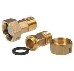 Сгон с накидной гайкой 3/4&quot;х1/2&quot; В-Н для счетчика воды D15, (шт.) Sanext