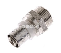 Соединитель м/п пресс 16х3/4&quot; НР Gibax