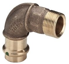 Уголок пресс 35х1.1/4&quot; НР медь Viega