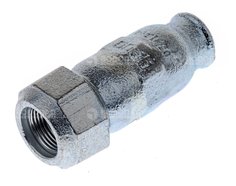 Соединитель обжим (IК) 1/2&quot; ВР, 10бар, t-80*C, оцинкованный чугун (19,7-21,8мм) Gebo