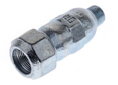 Соединитель обжим (АК) 1/2&quot; НР, 10бар, t-80*C, оцинкованный чугун (19,7-21,8мм) Gebo