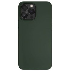 Чехол VLP Liquid Silicone MagSafe для iPhone 14 Pro, тёмно-зелёный