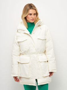 Парка оверсайз (белый, M) Sela